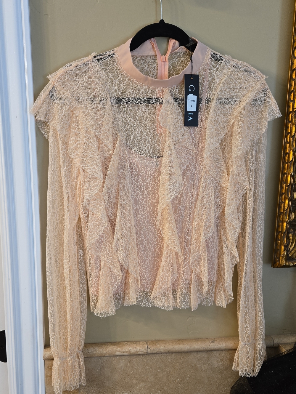 New Gracia Lace Top Size S